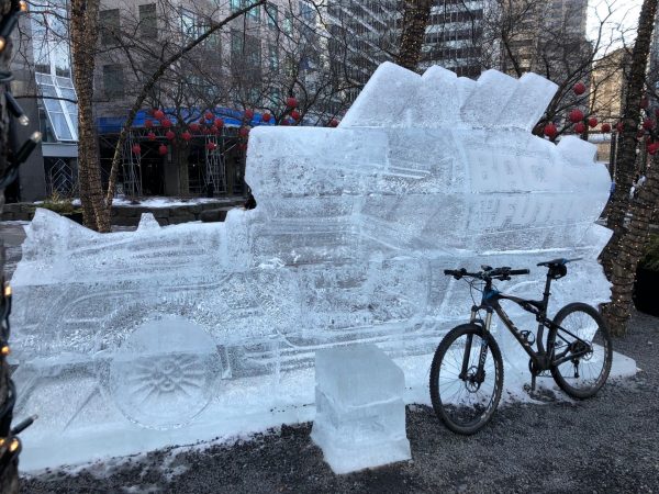 Bloor-Yorkville Ice Sculpture
